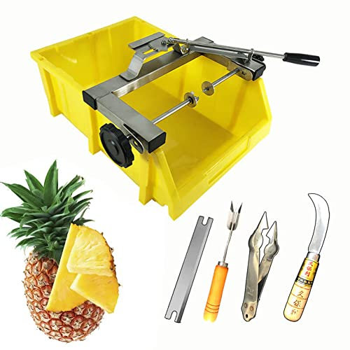 MNSSRN Peeler de piña, pelador de piña automática, máquina de Pulpa de piña Espinosa Herramienta de arroz de la piña