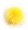 CIHANG 12PCS kunstfellbommel 10-12cm Kunstfell Bommel Pelzbommel Fellbommel Pompon Mützen Anhänger (Gelb)