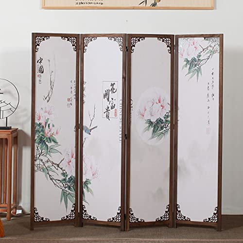 Raumteiler & Paravent 4-TLG 180x180 cm Beidseitig auf Vlies-leinwand Bedruckt Trennwand Wand Stellwand Sichtschutz Raumtrenner für Indoor Wohnzimmer Garten Balkon Home Office,#2