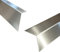 Edelstahl Winkelprofil 1500mm 90 Grad Winkelprofil 20x20 mm Schenkelinnenmaß aus Edelstahl k240 geschliffen 0,8 mm stark Eckprofil VAEdelstahl Kantenschutz