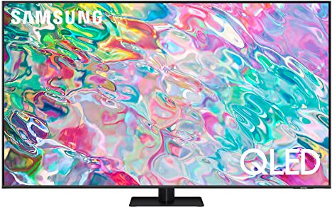 Samsung TV QLED QE65Q70BATXZT, Smart TV 65 Serie Q70B, QLED 4K UHD, Alexa e Google Assistant integrati, Titan Gray, 2022, DVB-T2 (Ricondizionato)