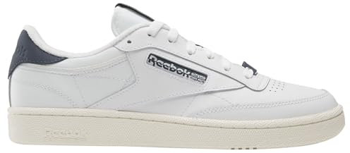 Reebok Male Adult Club C 85 FTWWHT/EACOBL/Chalk 9.5 White