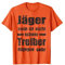 Treiber Outfit zur Drückjagd mit Jäger Hirsch Treibjagd T-Shirt