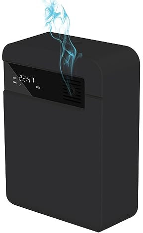 Kyaoayo Intelligent Aroma Diffuser, Aroma Diffuser für ätherische öLe, Zwei-Fluid-Vernebelungstechnologie, Steuerbar über Eine Smartphone-App, Kann Aufgehängt Oder Aufgestellt Werden,für Große Räume.