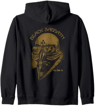 Black Sabbath Tour 78 Rock Music Band Zip Hoodie