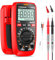 FNNEMGE Digitalmultimeter, Intelligent und Vielseitig, 6000 Zähler, zur Messung von Wechsel-/Gleichspannung, Strom, Kapazität, Widerstand und Temperatur.