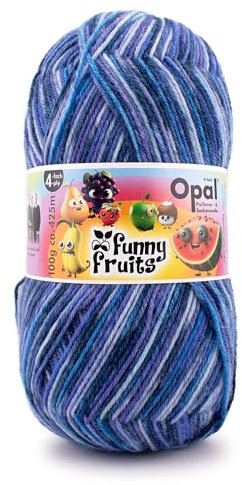 Opal - Opal Funny Fruits 11411 (425m) 4-Lagig Langlebig Socke Garn - 1x100g
