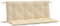 vidaXL Cuscini Panca da Giardino 2pz Beige 120x50x7 cm Tessuto Oxford