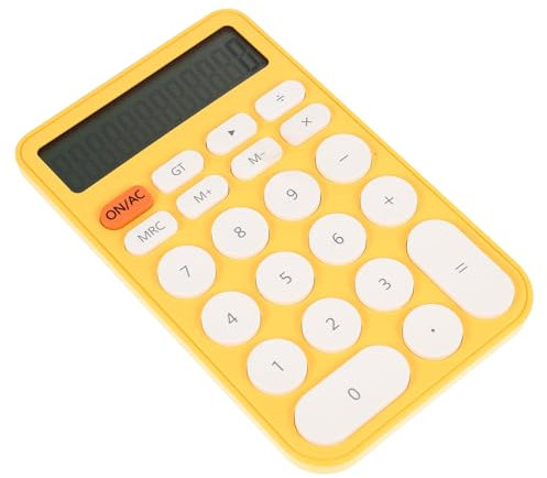l'ordinateur Calculatrice Simple calculatrices financières calculatrices pour Enfants calculette Calculatrice ti Calculatrice des étudiants Calculatrice de Base Plastique Yellow PLAFOPE