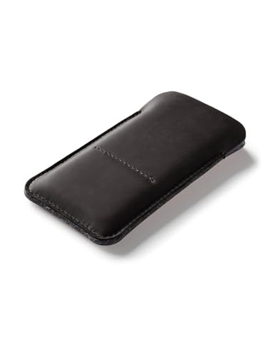 Crazy Horse Craft, Leather Case for iPhone 15 Pro Max / 15 Plus, Carbon Black, Cell Phone Sleeve, Cardholder Wallet, Pocket Card Holder, Mobile Accessories Protective Slim Cover, Bag