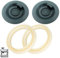 2 Stück Dichtungsring 54mm Silikon O-Ring Dichtung Kompatibel mit für Breville 878 870 860 840 810 500 450 Kaffeemaschine Zubehör für Sage Barista Express und Salbei Geräte