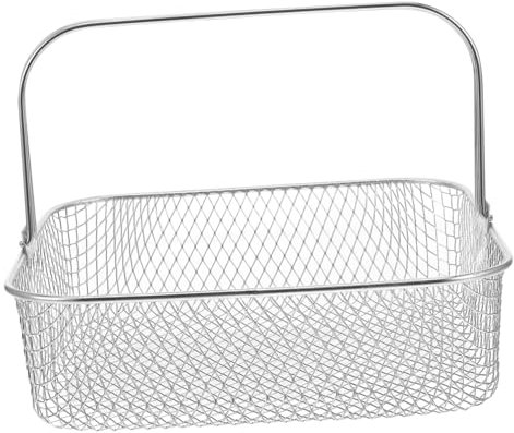 Ciieeo Air Fryer Wire Basket Stainless Steel Mesh Basket Air Fryer Accessory for Chicken Wings Pizza