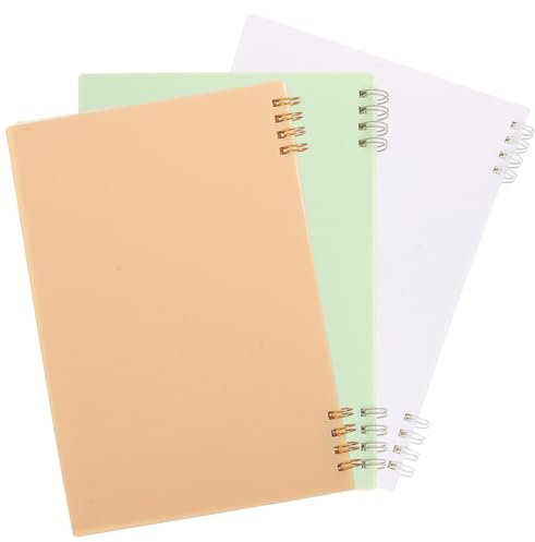 NUOBESTY Elegant Notebook Look 3 Pack Spiral Notebooks Planner Students Teachers and Office Professionals
