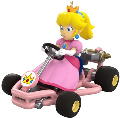 Hallmark Keepsake Christmas Ornament 2025, Nintendo Mario Kart Princess Peach, Gifts for Gamers