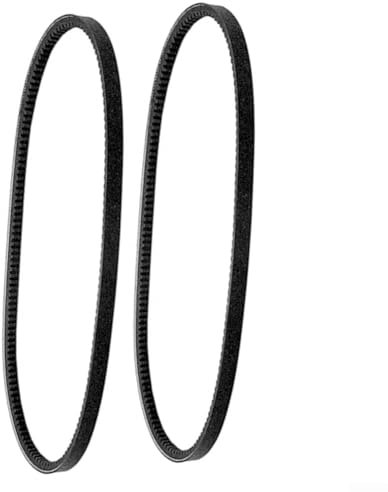 DAZZLEEX Lot de 2 courroies de tondeuse à gazon pour Toro 106-2174 Noir