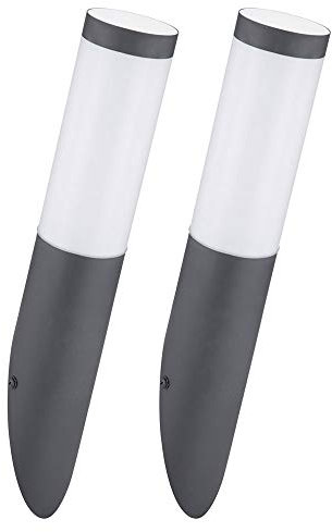 2er Set Wand Lampe FERNBEDIENUNG Garten Fackel Außen Hof Leuchte dimmbar im Set inkl. RGB LED Leuchtmittel