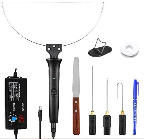 Gosera 1 de Chauffant Électrique Noir en Polystyrène Cutter pour Machine de Découpe EU Plug