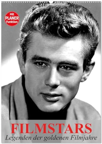 Filmstars - Legenden der goldenen Filmjahre (Wandkalender 2026 DIN A2 hoch), CALVENDO Monatskalender: Die legendären Helden der goldenen Kinojahre (CALVENDO Menschen)