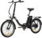 VecoCraft Nemesis Elektro Klapprad,E Bike 20 Zoll,E-Folding Bike, 36V 280.8WH ausziehbarer, 250W Motor, tragbares E-Bike Klapprad ebike Herren e Bike Damen, Schwarz