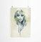 Paul Sinus Art Suki Waterhouse II 90x60cm auf Masterclass Metallic Pearl High Gloss Photo Paper