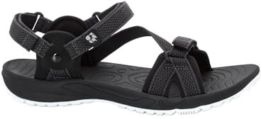 Jack Wolfskin Damen Lakewood Ride Trekking-& Wandersandalen, Black, 39 EU