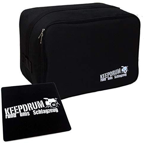 keepdrum CB04 Cajon-Tasche klein für Kinder-Cajon + Sitz-Pad klein