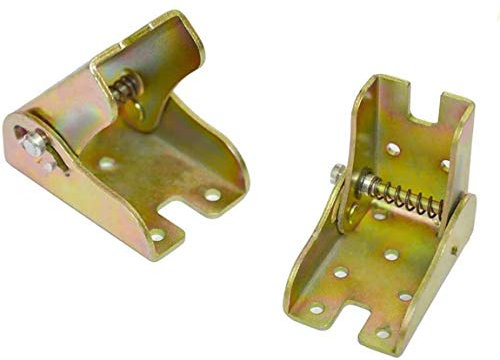 Foldable Support Bracket, Tiberham 2 Pcs Self-Locking Extension Table Chair Sofa Bed Leg Feet Folding Hinge (45 mm Width)
