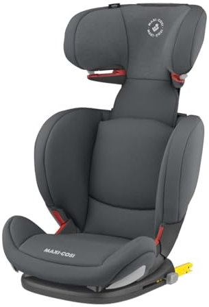 Maxi-Cosi RodiFix AirProtect High Back Booster Seat, 15 - 36 kg 3.5 - 12 Years, Reclining ISOFIX Car Seat, Adjustable Headrest/Backrest, Side Protection, Quick & Easy Buckle-up, Authentic Graphite