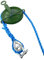 18mm Blue Polypropylene Gin Wheel Rope x 100 Metres Complete with Gin Wheel & Galvanised Thimble & Shackle