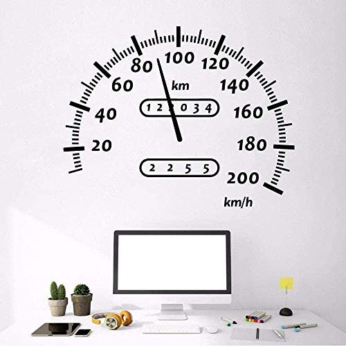 Vinyl Wandaufkleber Wanddekoration Diy Aufkleber Auto Tacho Offroad Fahrzeug Motorrad Zimmer Spielzimmer 85X69Cm