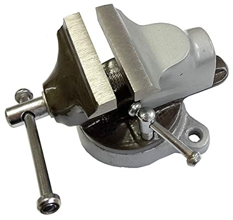 Uhrmacher Schraubstock Mini schwenkbar 360° hochwertig Backenbreite 50 mm Spannweite 40 mm