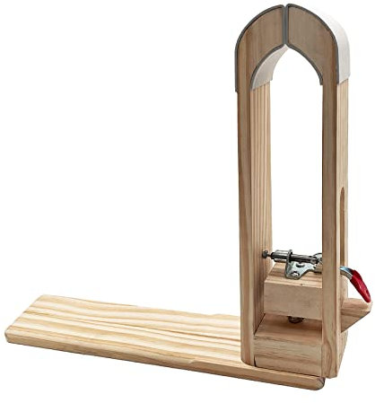LYFJXX Leder Nähen Pony, DIY Leder Nähen Klemme mit PU Leder, Holz Pony Pferd Klemme