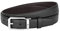 Montblanc Wendbarer Gürtel aus Leder und Edelstahl in der Farbe Schwarz-Braun, Maße: 120cm x 3cm x 0,5cm, 128759
