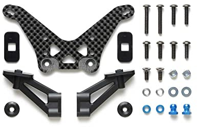 Tamiya 300022061 - TD4/TD2 Carbon Dämpferbrücke Hint. (1)