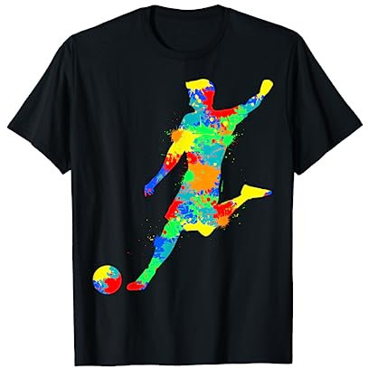 Fußball Fußballer Jungen Kinder T-Shirt