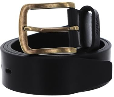 Joop! Jeans Belt 4,0 CM W100 Black-Messing