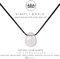 SIMPLÍ BASIC Natural Clear Quartz Pear Drop Stone Cord Necklace, Perfect Jewellery Womens gift set, Necklaces for women with Gift Box