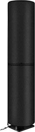 Dokon Solardusche Abdeckung, Außendusche Abdeckhaube, Wasserdicht, Winddicht, UV-Beständiges, Schwerlast 600D Oxford Gewebe Schutzhülle für Gartendusche, Schutzhaube (230x67cm) - Schwarz
