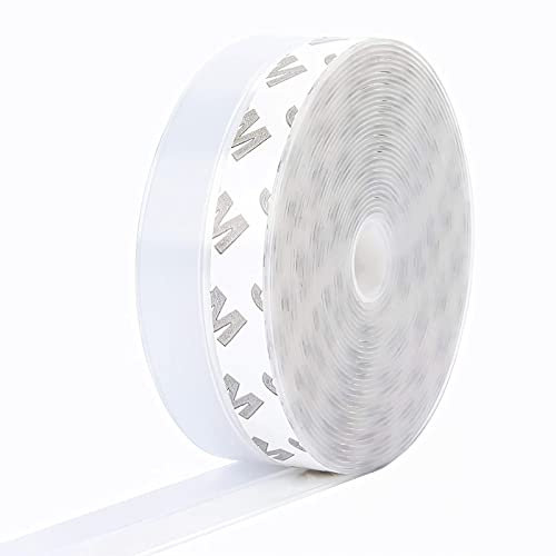 WUDQIJI Dichtungsstreifen 10m×35mm Silikon Dichtungsband für Türen Zugluftstopper Türdichtungsstreifen Dichtung Streifen Türbodendichtung Dichtstreifen Schalldicht Winddicht Staubschutz(35MM)