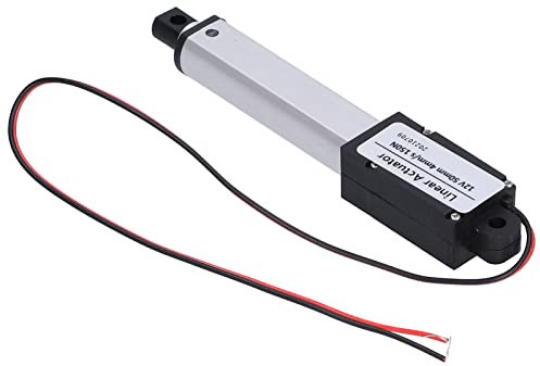 Actionneurs de Mouvement Linéaire, Course de 50 Mm DC 12 V Interrupteur de Fin de Course Interne à Faible Bruit Mini Actionneur Linéaire (Course 50mm-4mm/s-150N)