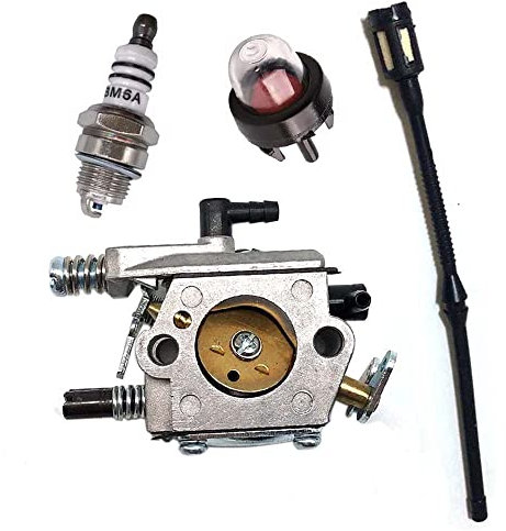 Vergaser mit Zündkerze Benzinschlauch filter für Fuxtec FX-KS146 FX-KS162 FX-KS155 CS6150 Kettensäge Motorsäge