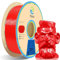 YOUSU Rotes PVB-Filament 1,75 mm für 3D-Drucker und 3D-Stift 1 kg (2,2 lbs), Drucken so einfach wie PLA-Filament, kann mit Alkohol poliert werden, um eine glatte Oberfläche zu erhalten.