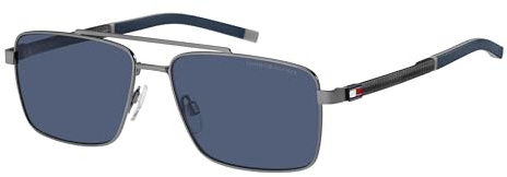 TOMMY HILFIGER Brille TH 2078/S Größe 58-16 mm Matte Dark Ruthenium