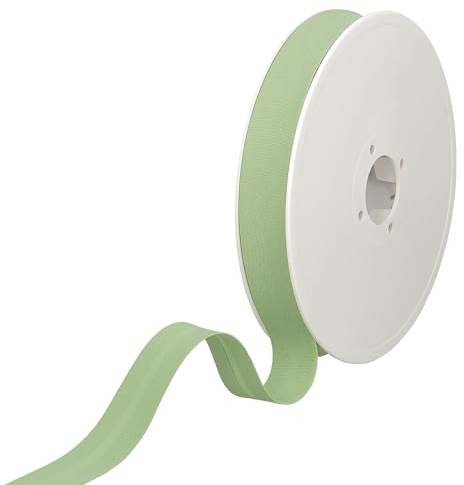 Les Petits Rubans Schrägband – 30 mm breit, gefaltet 15 mm, 25 m Rolle, 50% Baumwolle, 50% Polyester, Bordüre zum Nähen, Banner, Polster, Möbel, Paspeln, Kleidung, Decken