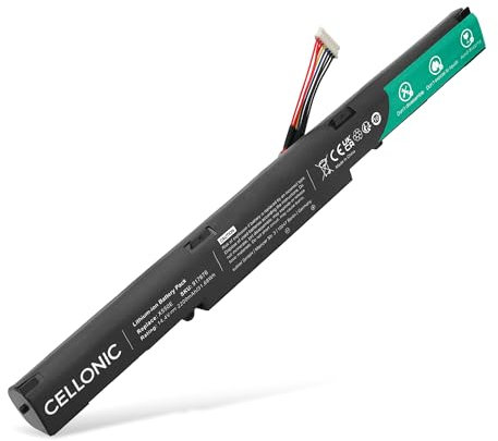 CELLONIC Batterie Compatible avec ASUS R751L, F750J, X750LN, X750J, R751J, X751MA, F751YI 2200mAh 14.4V