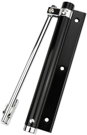 Automatische Türschließer, Türfeder, Türschließer, 180 x 165 x 53 mm, Türschließer, Einzelfederstärke, verstellbar, oberflächenmontiert, Mini-Türöffner mit automatischer Schließung, Brandschutz-Türbes