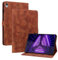 Rosbtib Custodia Lenovo Tab M10 FHD Plus (TB-X606F TB-X606X) / K10 (TB-X6C6L), Folio Pieghevole Cover con Slot per schede Chiusura Magnetica Cover Lenovo Tab M10 Plus 10,3, Gigli marroni