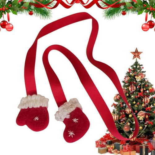 Wpsagek Filz-Fäustlings-Weihnachtsschmuck, Weihnachts-Fäustlings-Ornamente - Handschuhe Ornament für Weihnachtsbaum | Weihnachtsbaum-Dekorationsstreifen, Florale Souvenir-Materialien, Anhänger