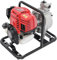 Ecoggeder 38cc Benzinmotor Wasserpumpe 1,2KW 4-Takt Benzin Schmutzwasserpumpe 10500rpm Benzin Angetriebene Wasserpumpe für Wasserentwässerung, Gartenbewässerung