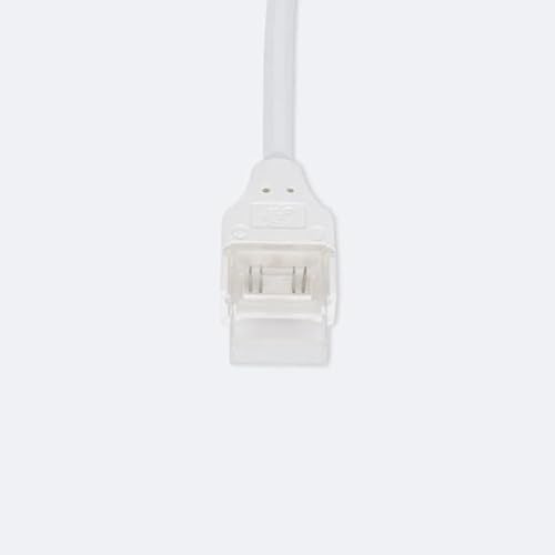 SILVER ELECTRONICS Netzkabel + Endkappe, 2-teiliger Schrumpfschlauch